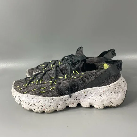 Nike Space Hippie 04 CZ6398 010 Black/Volt-White New Men's Size 8.5 - Picture 6 of 14